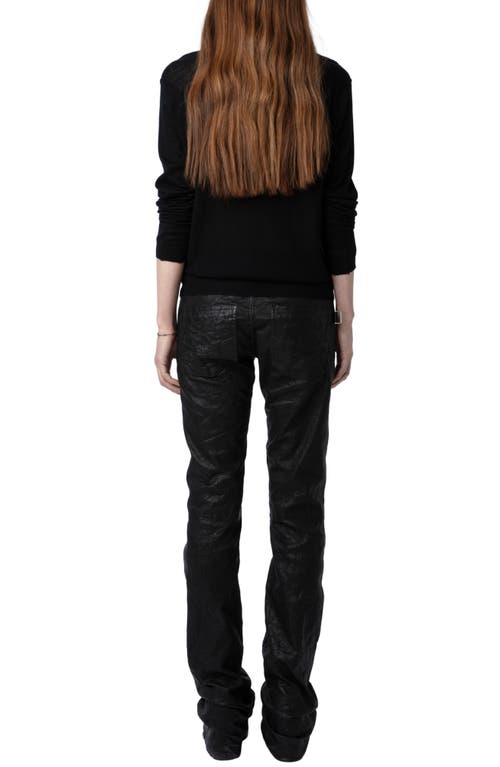 Zadig & Voltaire Rivy Cashmere Sweater In Noir
