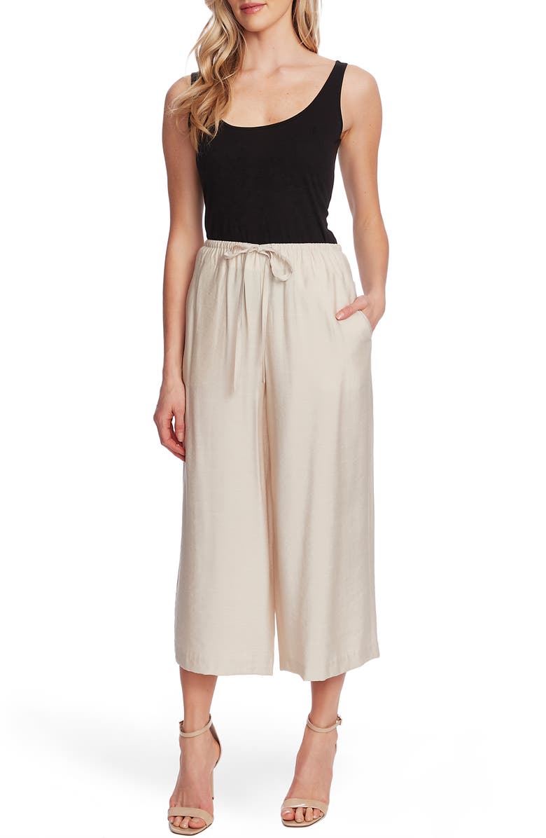 Vince Camuto Drawstring Rumpled Culottes Nordstrom