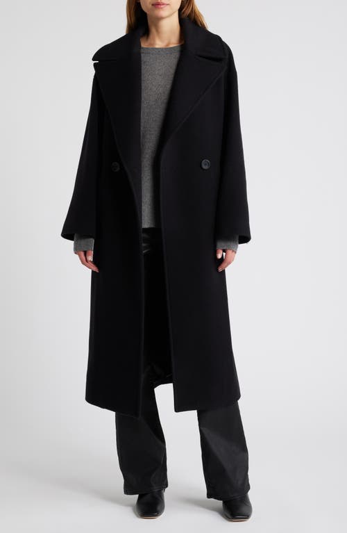 Hiso Isabella Wool Blend Coat In Black