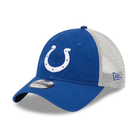 Men's New Era Black Indianapolis Colts Throwback Logo Color Dim 59FIFTY  Fitted Hat