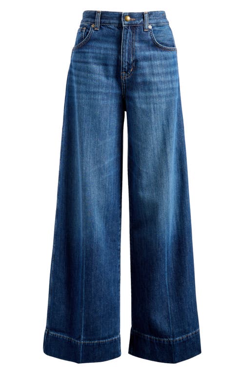 Madewell Softdrape Denim Superwide-Leg Jeans in Ellsworth Wash 