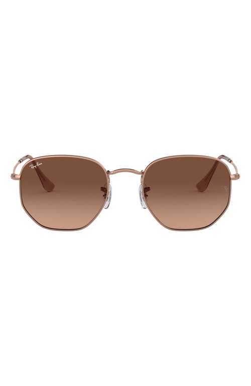 RAY BAN RAY-BAN 51MM GEOMETRIC SUNGLASSES 