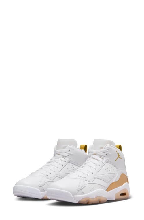 Jordan MVP Sneaker White/Gold/Light Brown at Nordstrom,