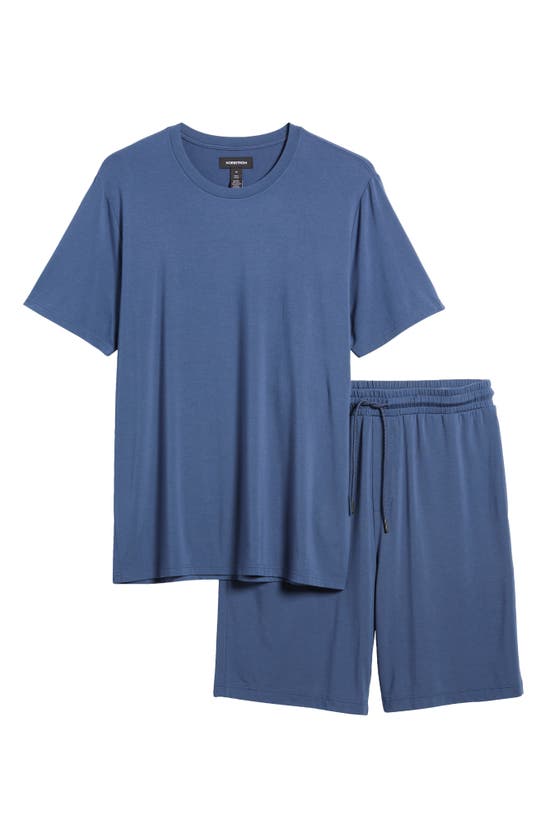 Shop Nordstrom Cooling Short Pajamas In Navy Denim