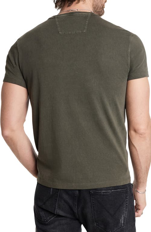 Shop John Varvatos Star Appliqué T-shirt In Carbon Grey