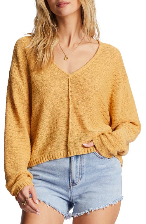 Billabong Every Day Cotton Blend Sweater in Gold Coast