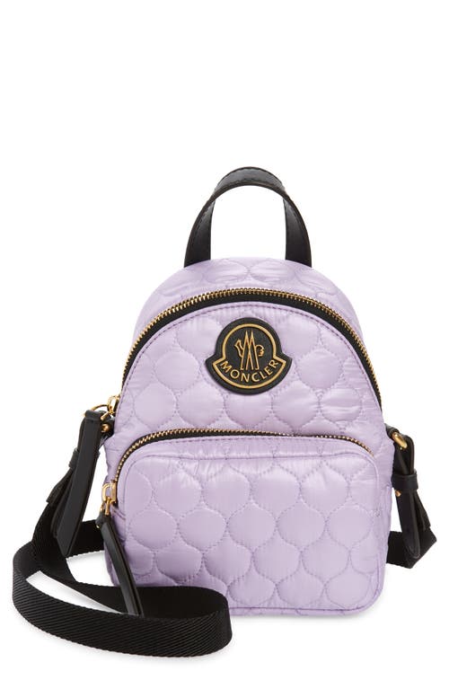 Moncler Kilia Puffer Crossbody Bag in Pastel Purple