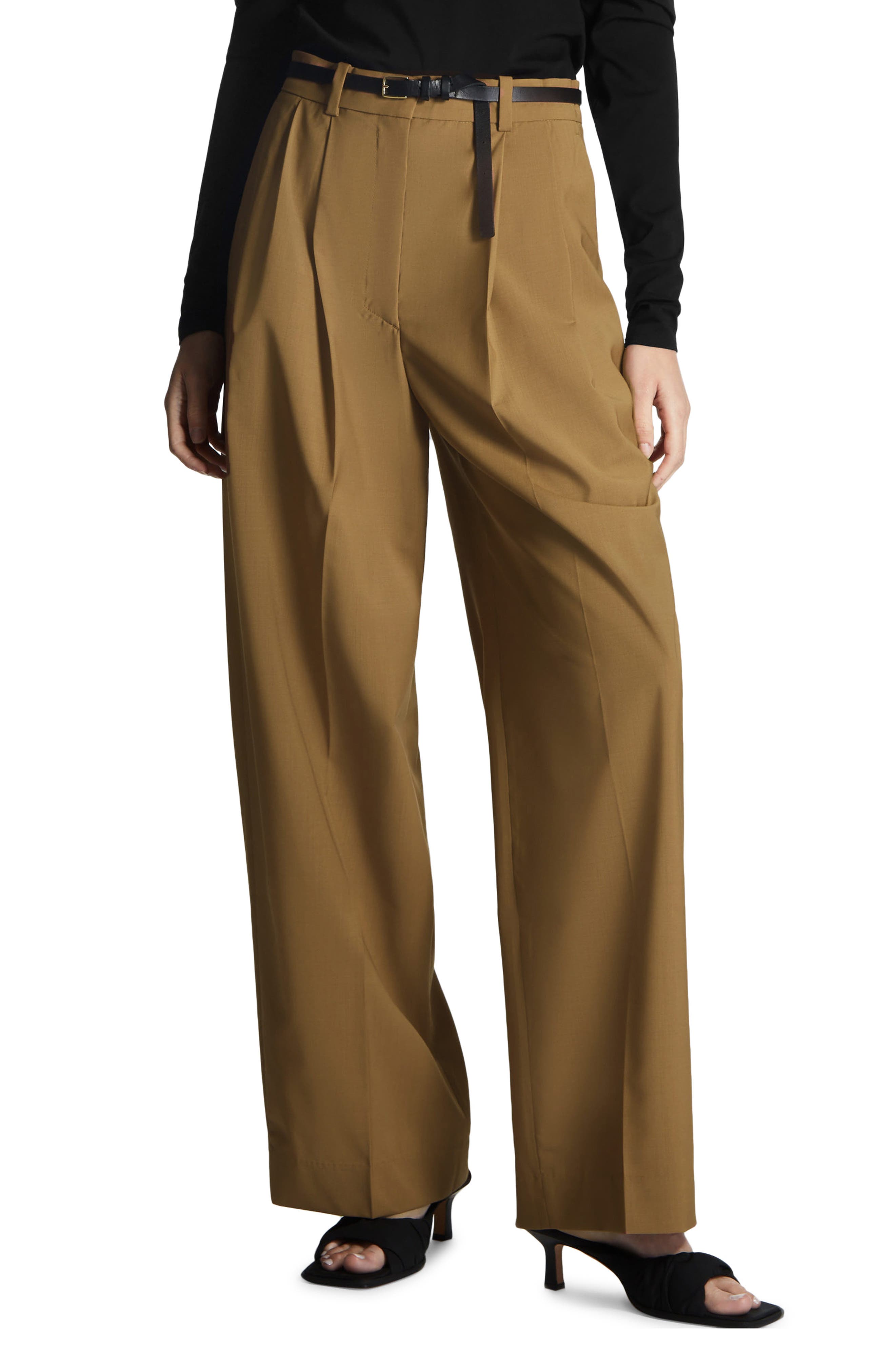 women's wool trousers lined