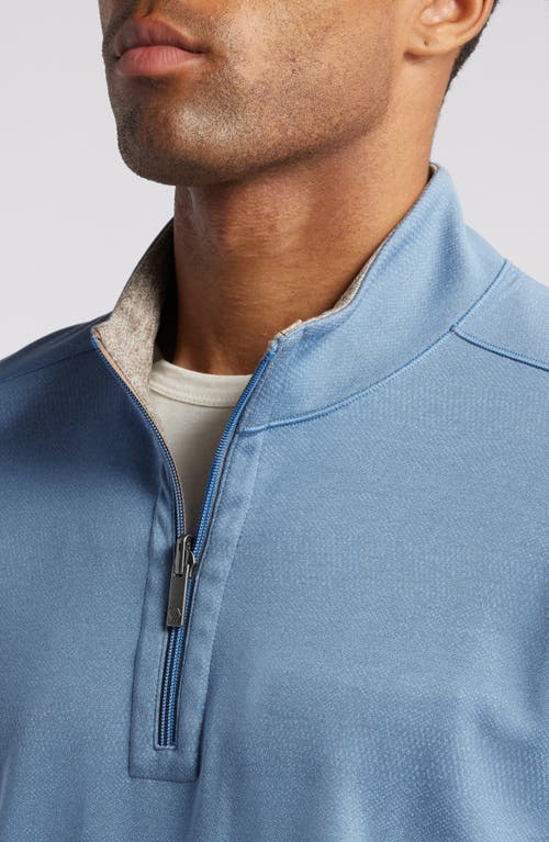 Johnston & Murphy Xc4® Reversible Performance Pullover In Light Blue