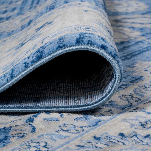 Jonathan Y Modern Persian Vintage Moroccan Traditional Area Rug In Blue/ivory