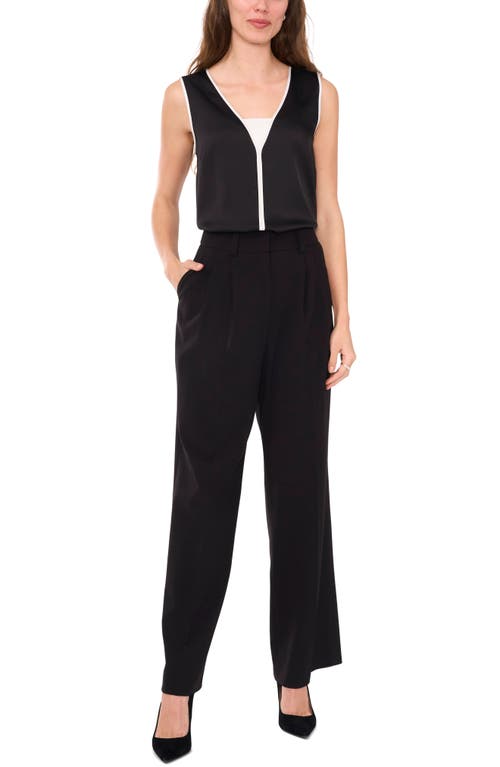 Shop Halogenr Halogen(r) Piped Sleeveless Top In Rich Black