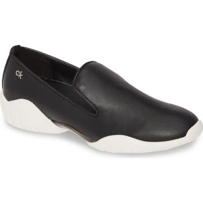 Calvin Klein Lee Eco Slip-On Sneaker, Black