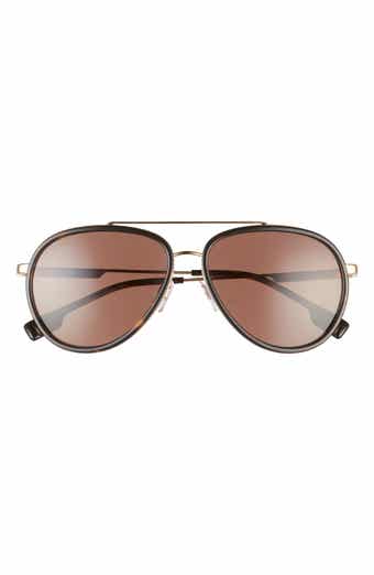Gucci 59mm aviator sunglasses best sale