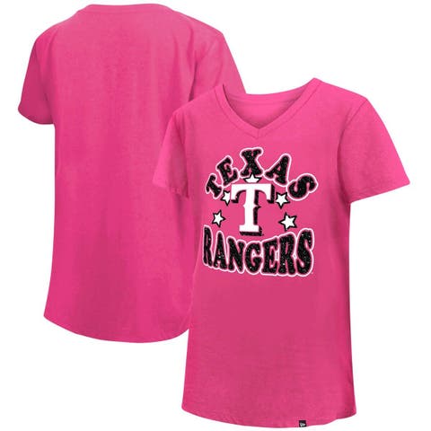 Girls Youth Pink Detroit Lions Playtime Dolman T-Shirt