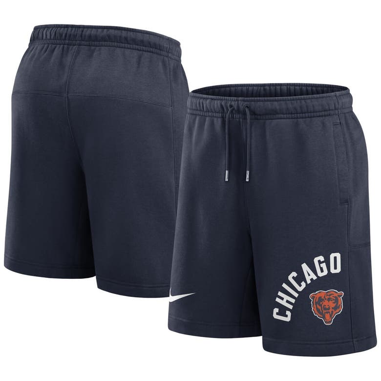 Shop Nike Navy Chicago Bears Arched Kicker Shorts