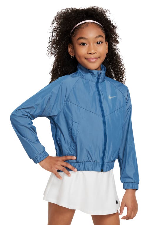 Nike Kids' Sportswear Windrunner Water Repellent Jacket In Blue