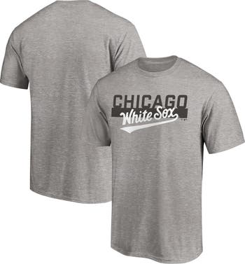 Men's Fanatics Branded Heathered Gray New York Yankees Big & Tall Secondary T-Shirt