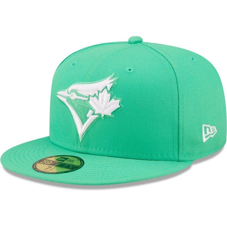 New Era Green Toronto Blue Jays Logo 59fifty Fitted Hat | ModeSens