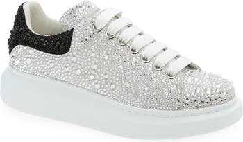 Womens black and hot sale white alexander mcqueen's