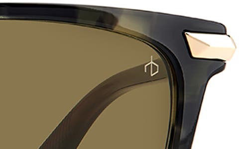 Rag & Bone 56mm Square Sunglasses In Green Havana