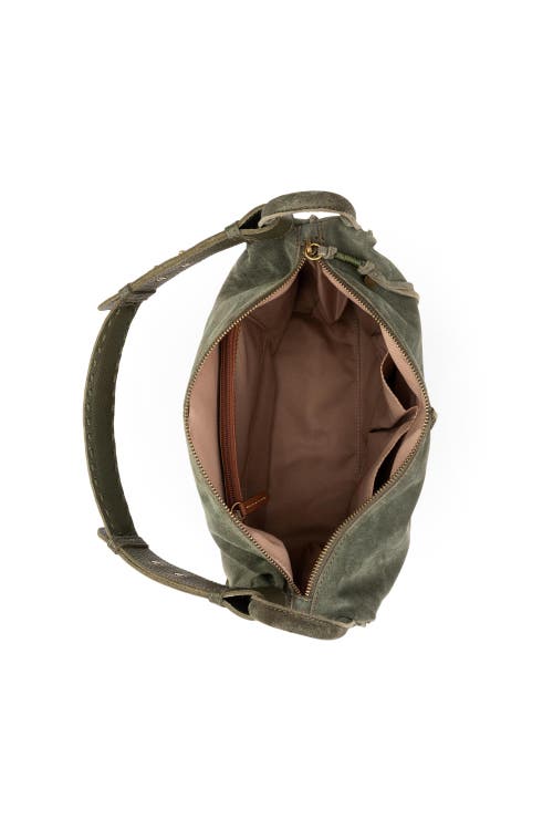 Shop The Sak Los Feliz Hobo In Moss Suede