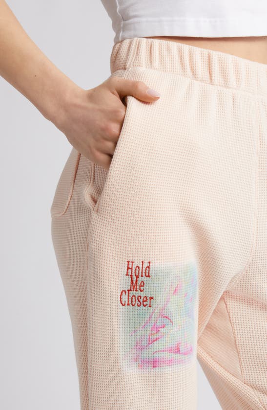 Shop Boys Lie Blue Jean Baby Thermal Sweatpants In Pink