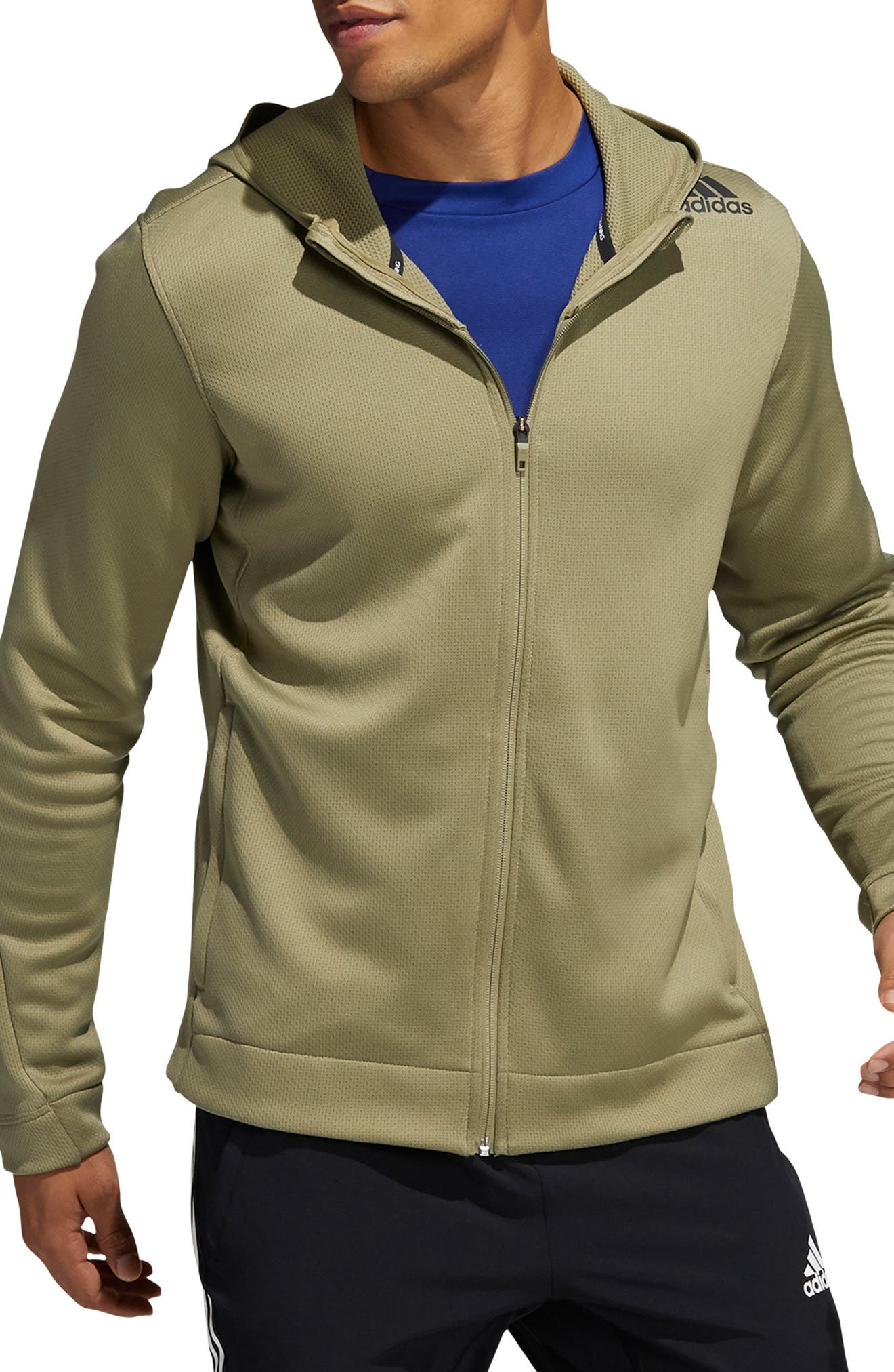 track jacket with hood