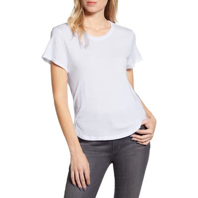 Splendid Abbie Crewneck Cotton Blend Tee, Blue