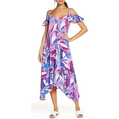 Tommy Bahama Oasis Blossoms Cover-Up Dress, Blue