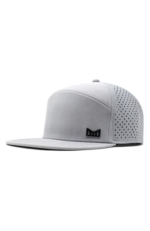 Trenches Icon Hydro Performance Snapback Hat in Heather Grey