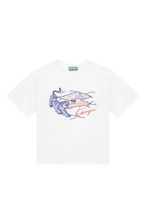 KENZO Kids' Embroidered T-Shirt in White