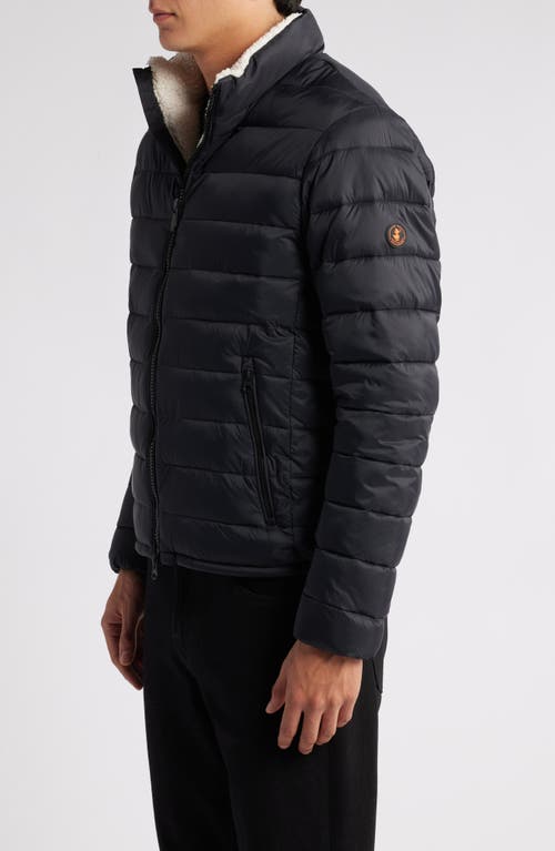 Shop Save The Duck Yannick Quilted Jacket In Black