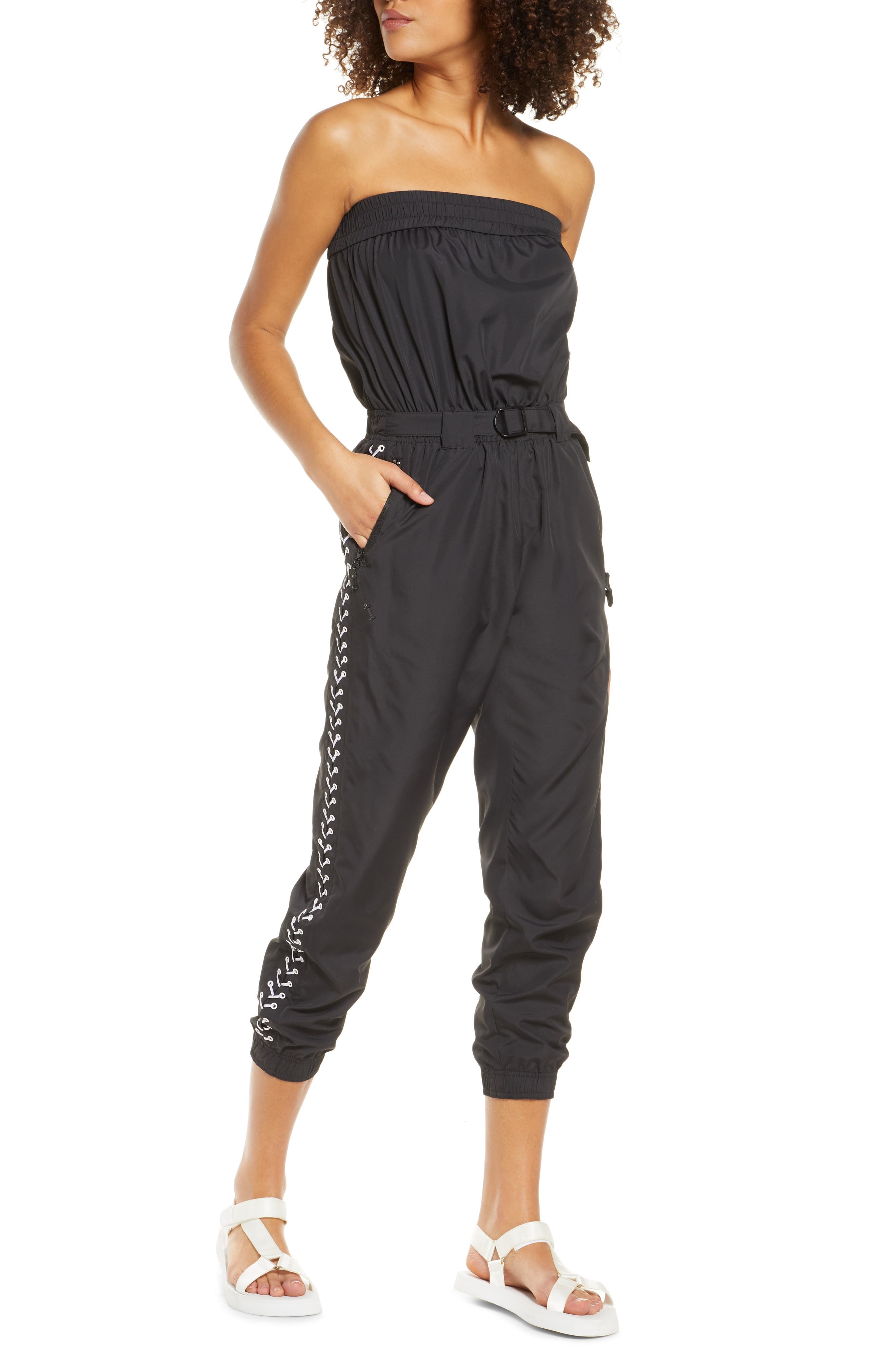 nordstrom strapless jumpsuit