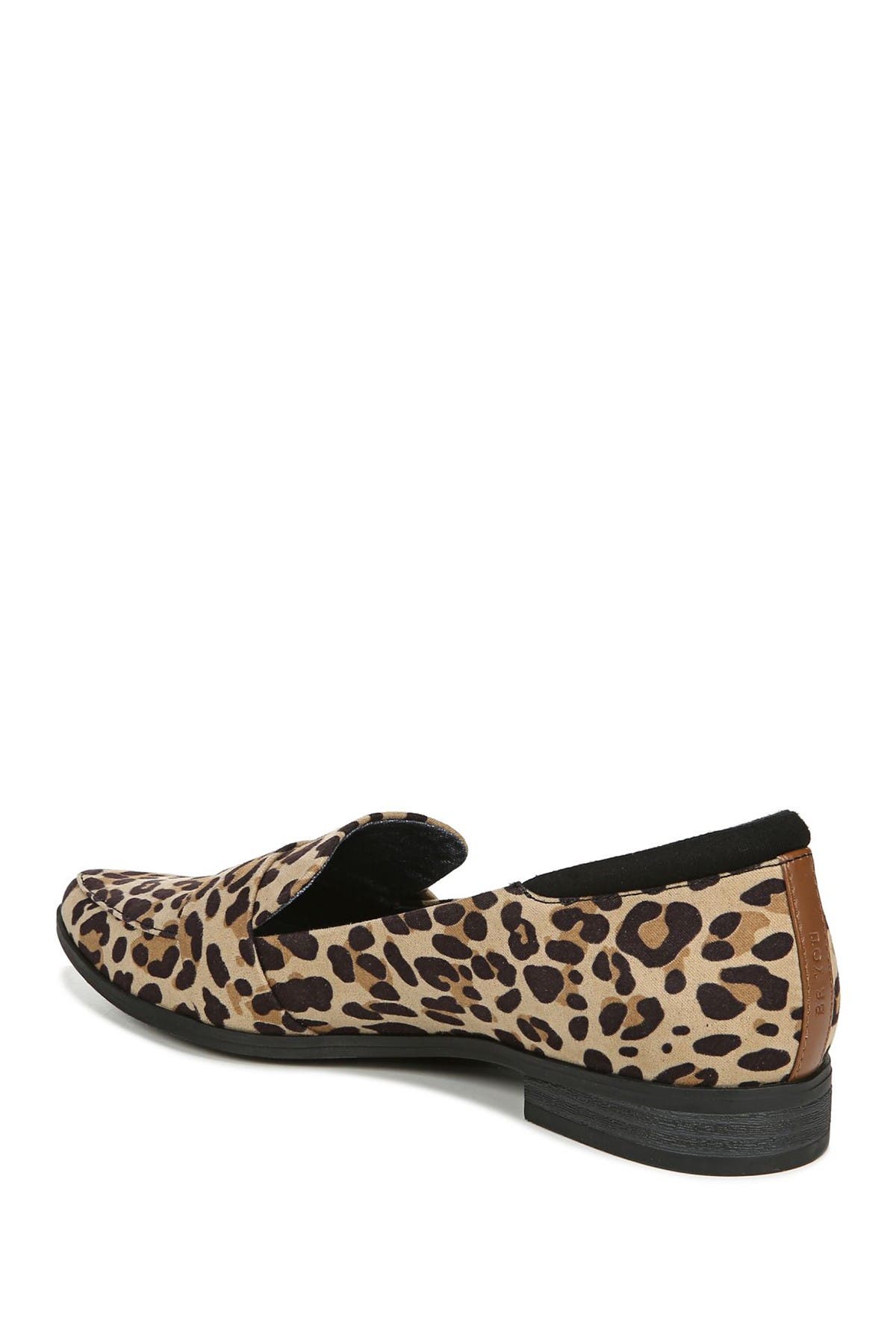 dr scholl's elegant loafer leopard