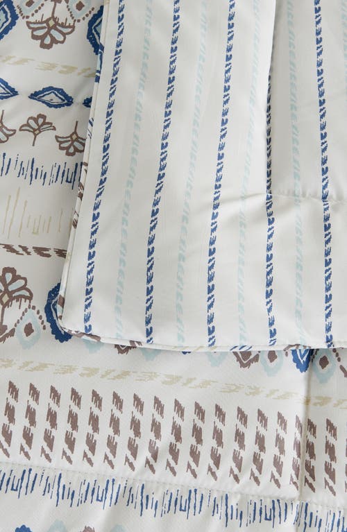 Woven & Weft Reversible Print Comforter Set In Arista Print