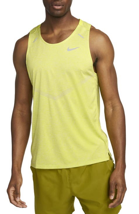 Nike Gold Boston Red Sox City Connect Tri-blend Tank Top in Yellow