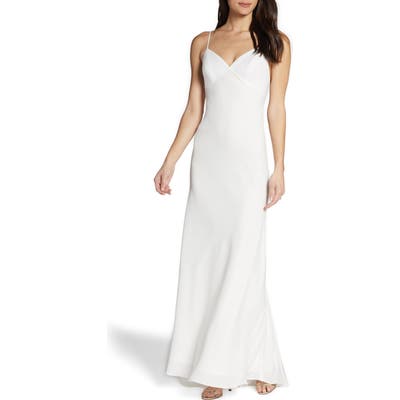 Watters Slip Wedding Dress, Ivory