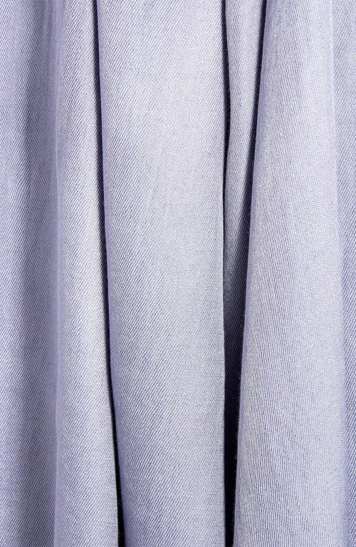 Saachi Cashmere Silk Eyelash Fringe Scarf In Cool Grey