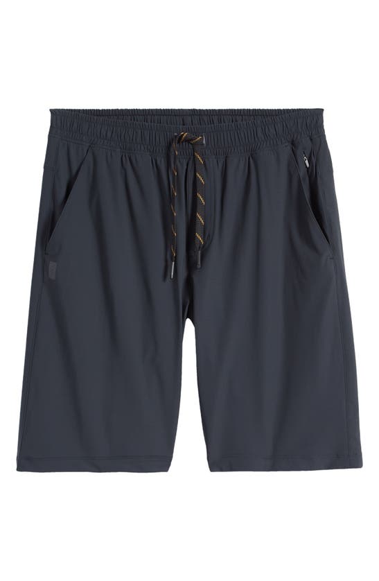 Rhone Pursuit Drawstring Shorts In Black