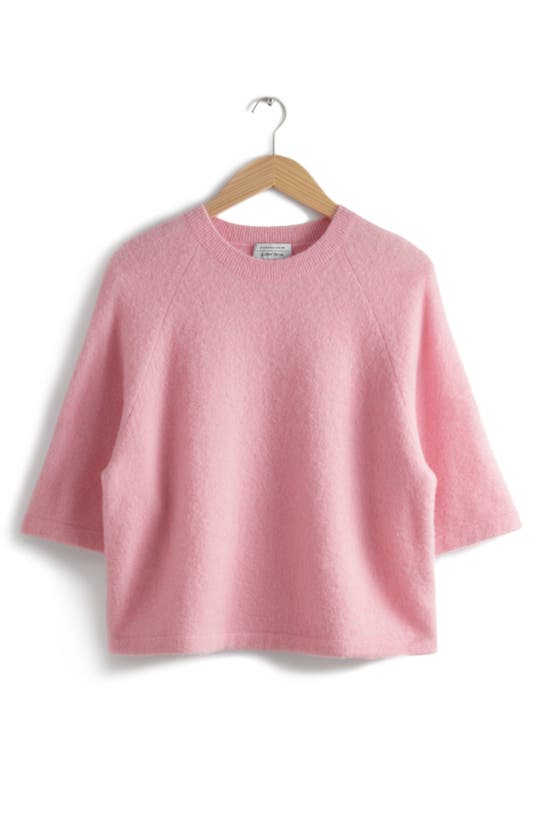 Shop & Other Stories Crewneck Sweater In Pink Light