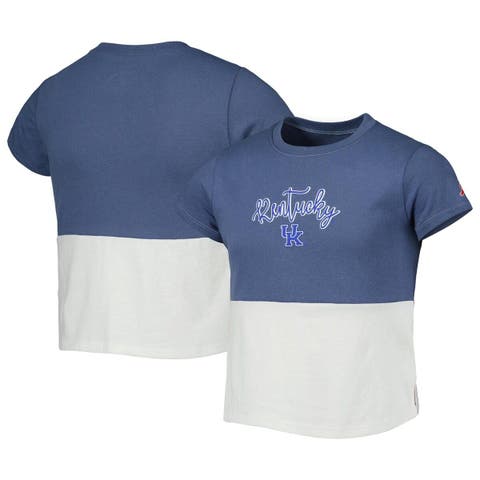 Youth Royal Kentucky Wildcats Logo Comfort Colors T-Shirt