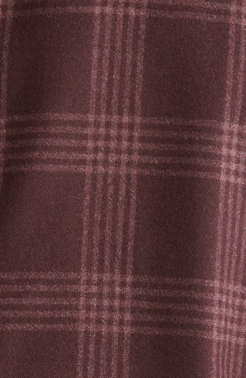 Shop Eleventy Plaid Wool Sport Coat In Barolo