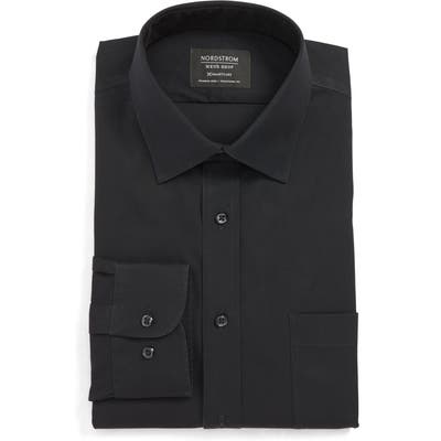 Nordstrom Shop Smartcare(TM) Traditional Fit Dress Shirt - Black