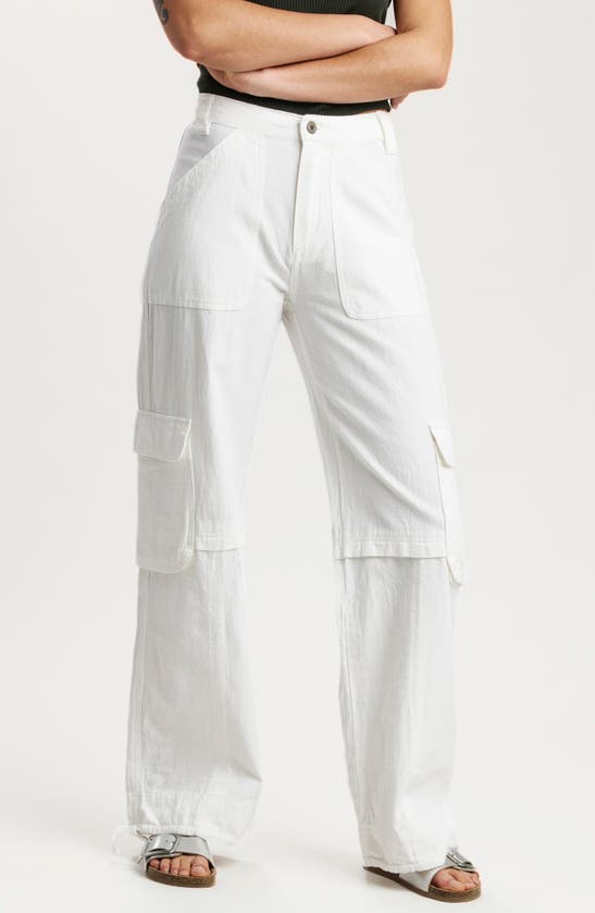 Supplies By Union Bay Collin Cotton Cargo Pants In Snow White