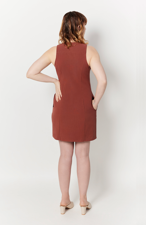 Aam The Label The Everywhere Dress In Rosewood