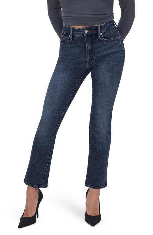 Good American Good Petite Straight Leg Jeans In Blue004