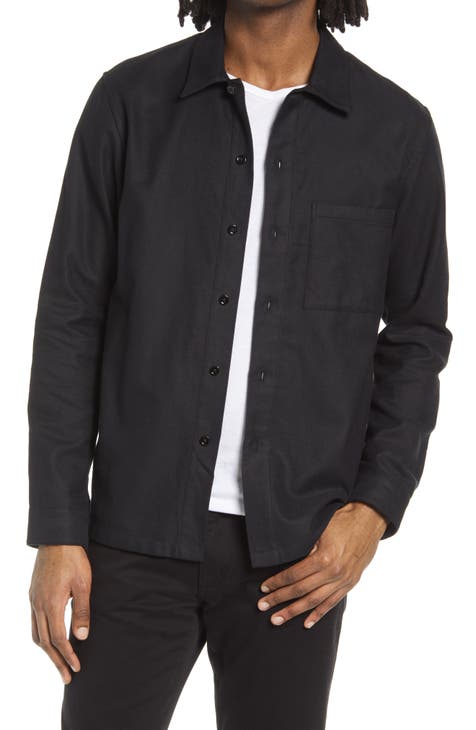 Men's Black Flannel Shirts | Nordstrom