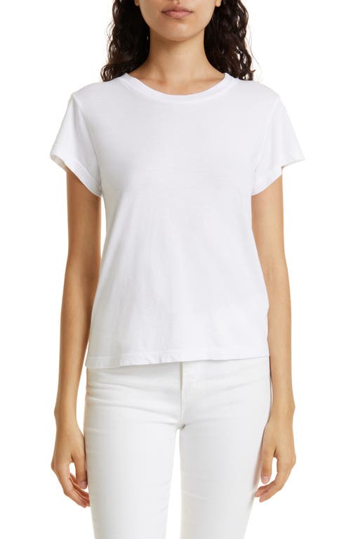 Citizens of Humanity Juliette Cap Sleeve Supima® Cotton T-Shirt in White