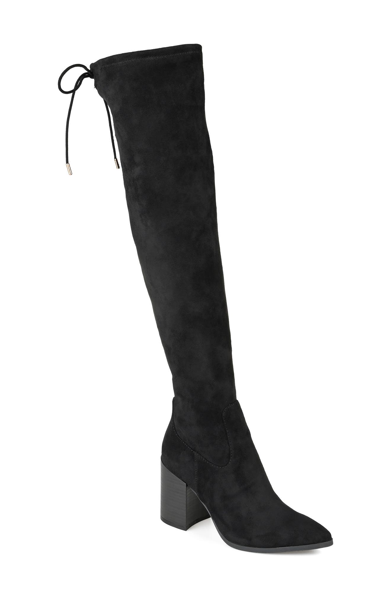 knee high boots with straps