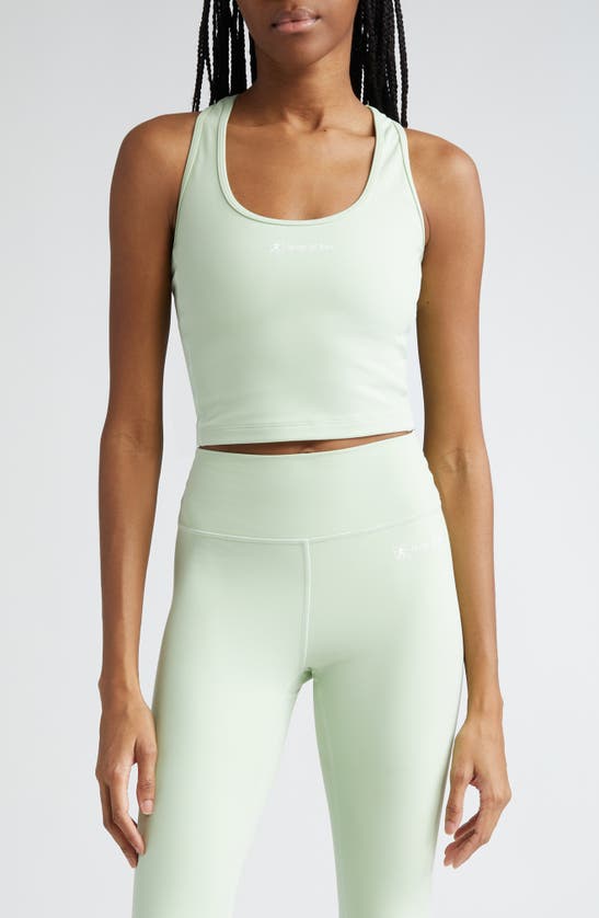 SPORTY AND RICH SPORTY & RICH CROP RACERBACK TANK 